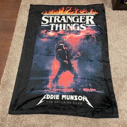 Stranger Things Eddie Munson Child’s Blanket 
