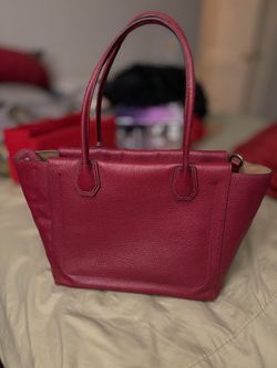 Burgundy Michael Kors purse