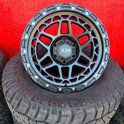 17x9 6x139 XM700 Semi Matte Black Rines Y Llantas 265/70/17 Kumho RT