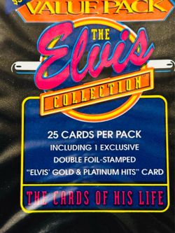 The Elvis Collection Vintage 1993 Value Packs. 14 Packs Available. Only $5.00 each