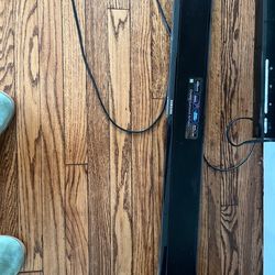 subwoofer Samsung Krystal surround air track Bluetooth sound bar and wireless subwoofer