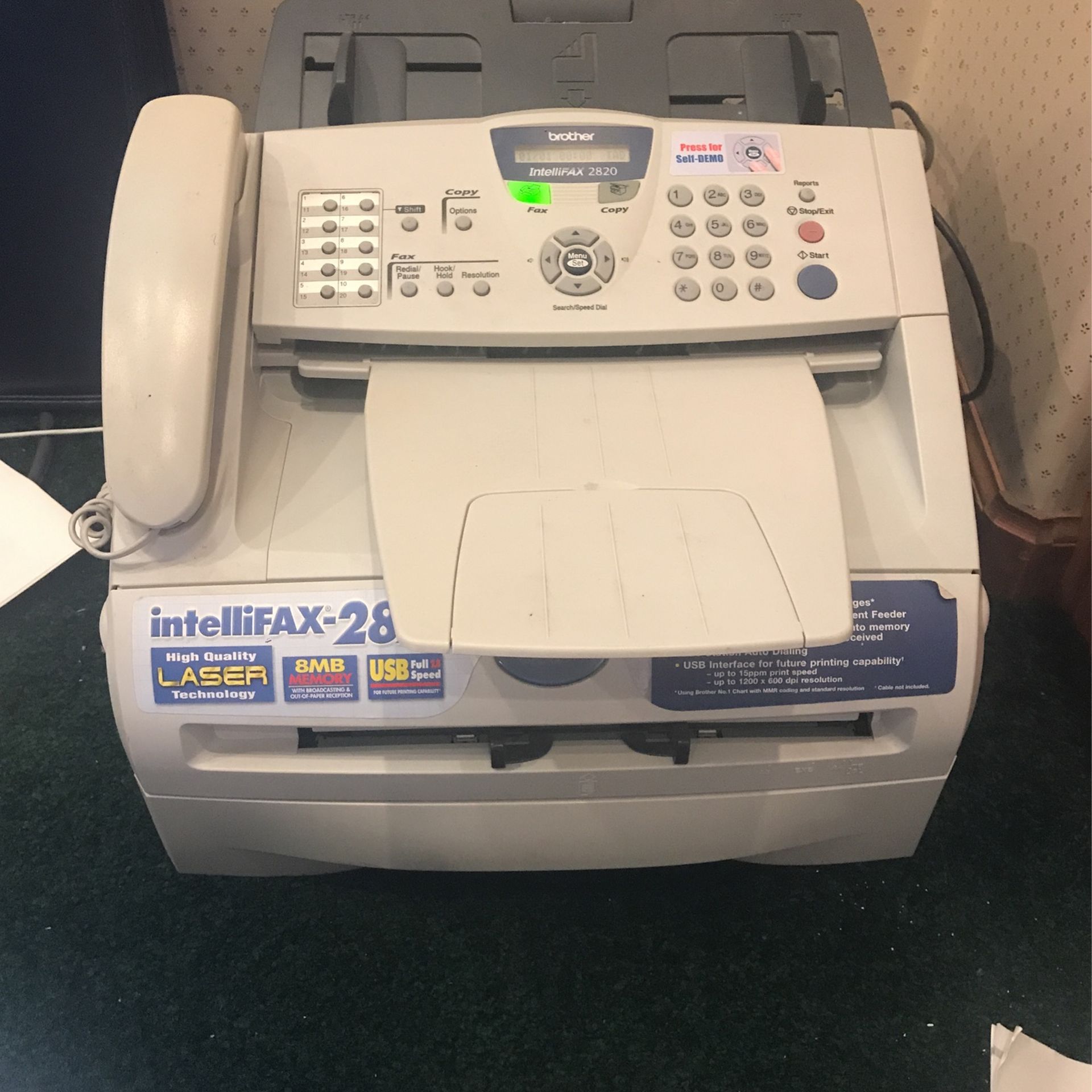 Brother 3 In 1 IntelliFax 2820