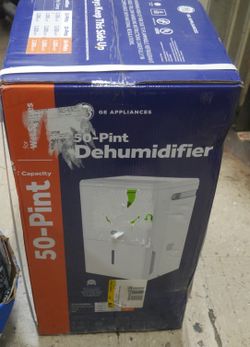 GE 50 PINT DEHUMIDIFIER ADHE50PWF NEW SEALED .