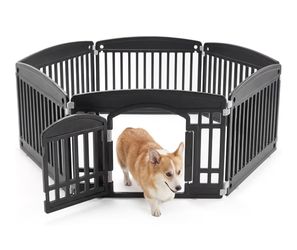 Dog Fence Playpen - Brand New, Plastic, Easy to Assemble