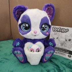 This is a Peek-A-Roo Interactive Panda-Roo Plush Toy with a Mystery Baby-Roo