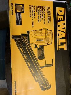Never Used- Dewalt Wire Weld Framing Nailer