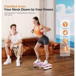 New In Box FitNexus Waist Twister Machine Exercise, Noiseless Anti-Slip Ab Twister Board for Women & Men, Core Abs Workout Home Gym Exercise Equipment