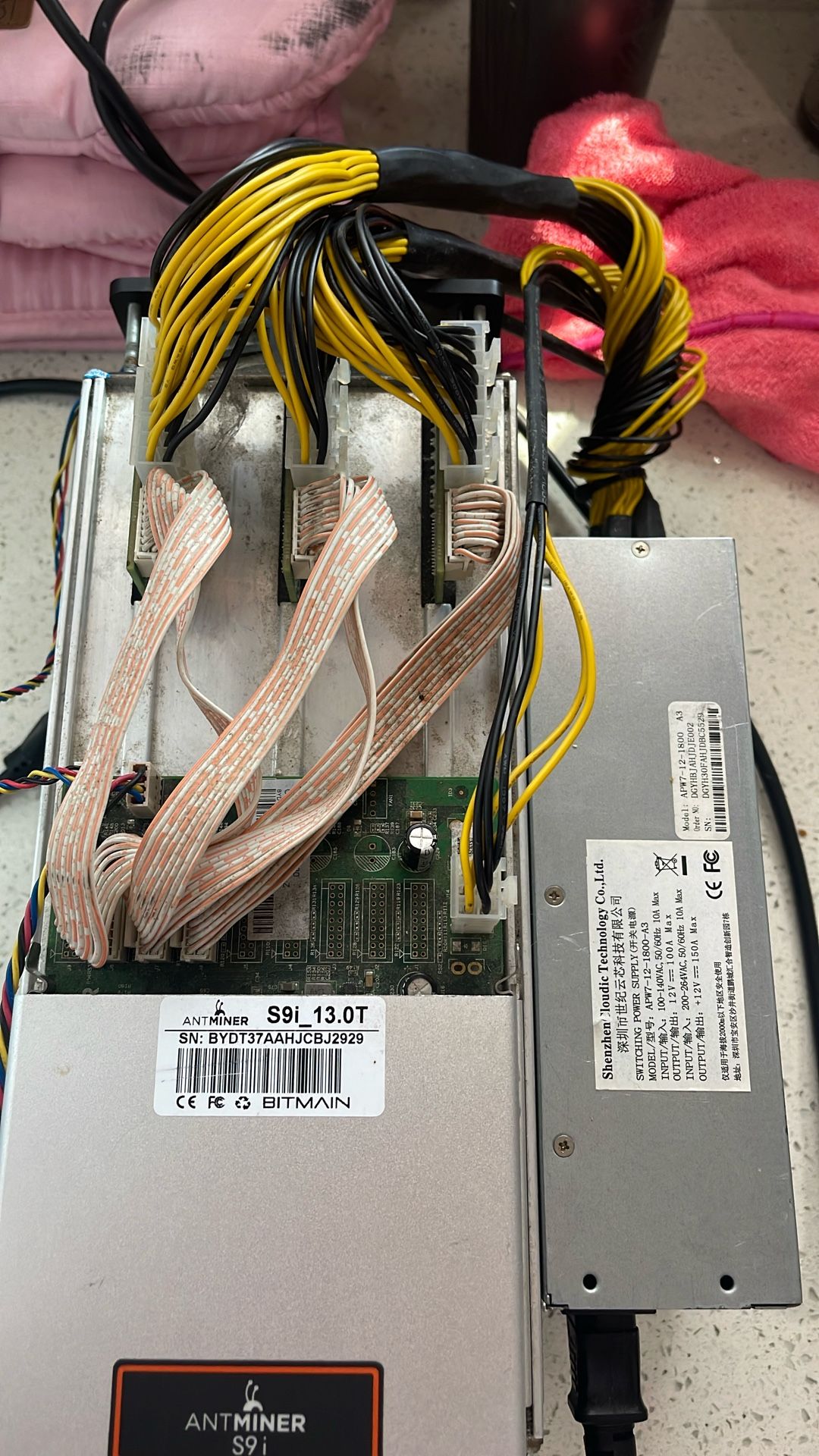 Antminer S9 Bitcoin Miner