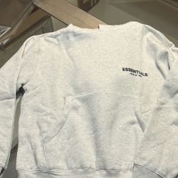 light oat essentials hoodie