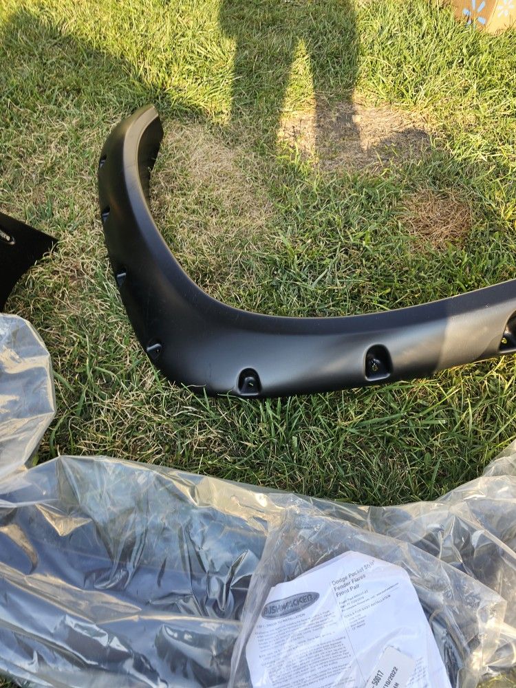 Dodge Pocket Style Fender Flares Front Pair