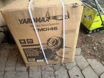 YARDMAX 5.0 cu ft 3/4 HP Concrete Mixer
