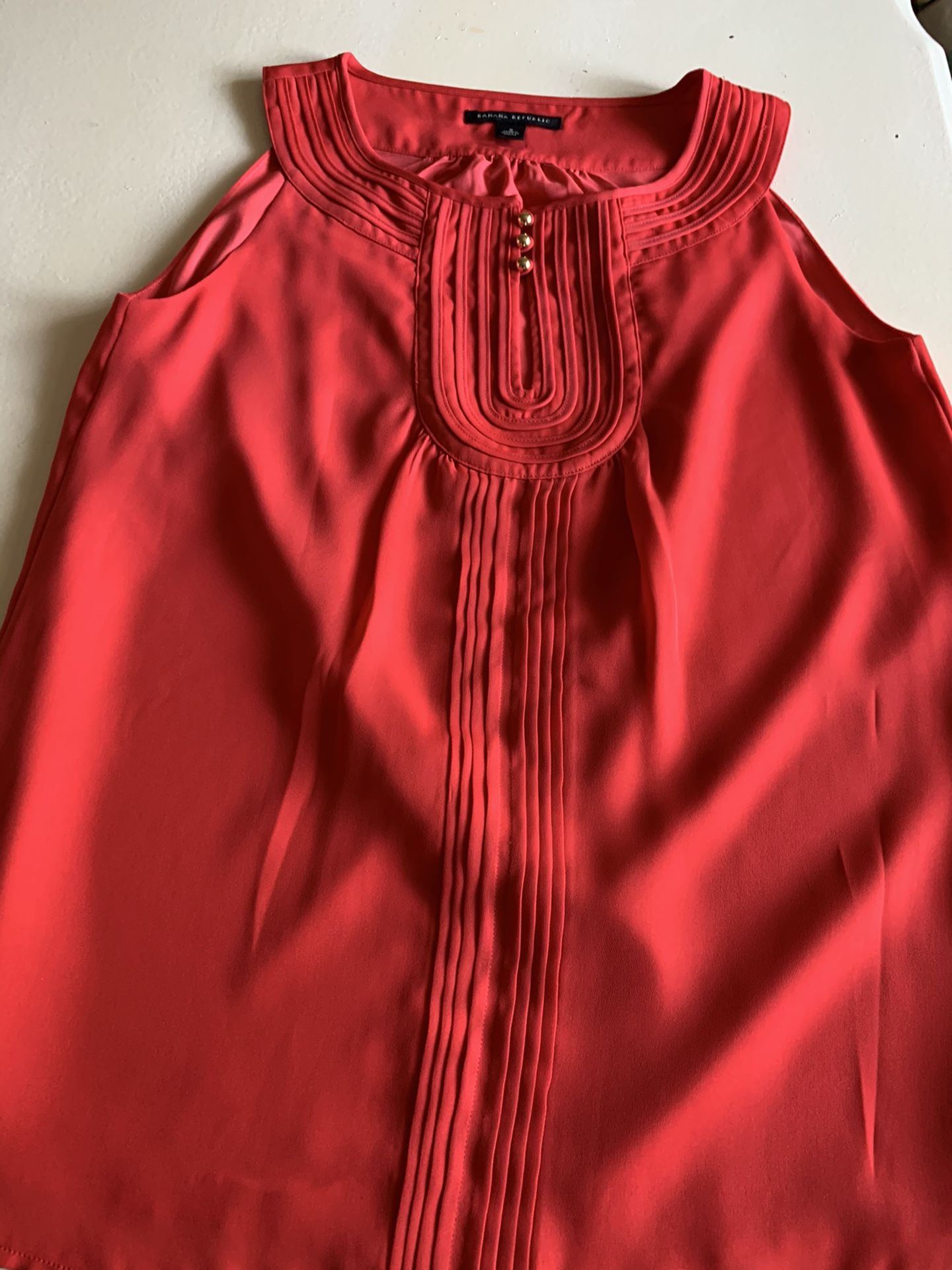 Two Sleeveless Blouses Size 2