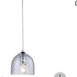 Pendant Hanging Lamp - Glass/chrome