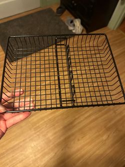 Brand New Ornative Metal Silverware Holder – Heavy-Duty Wire Organizer