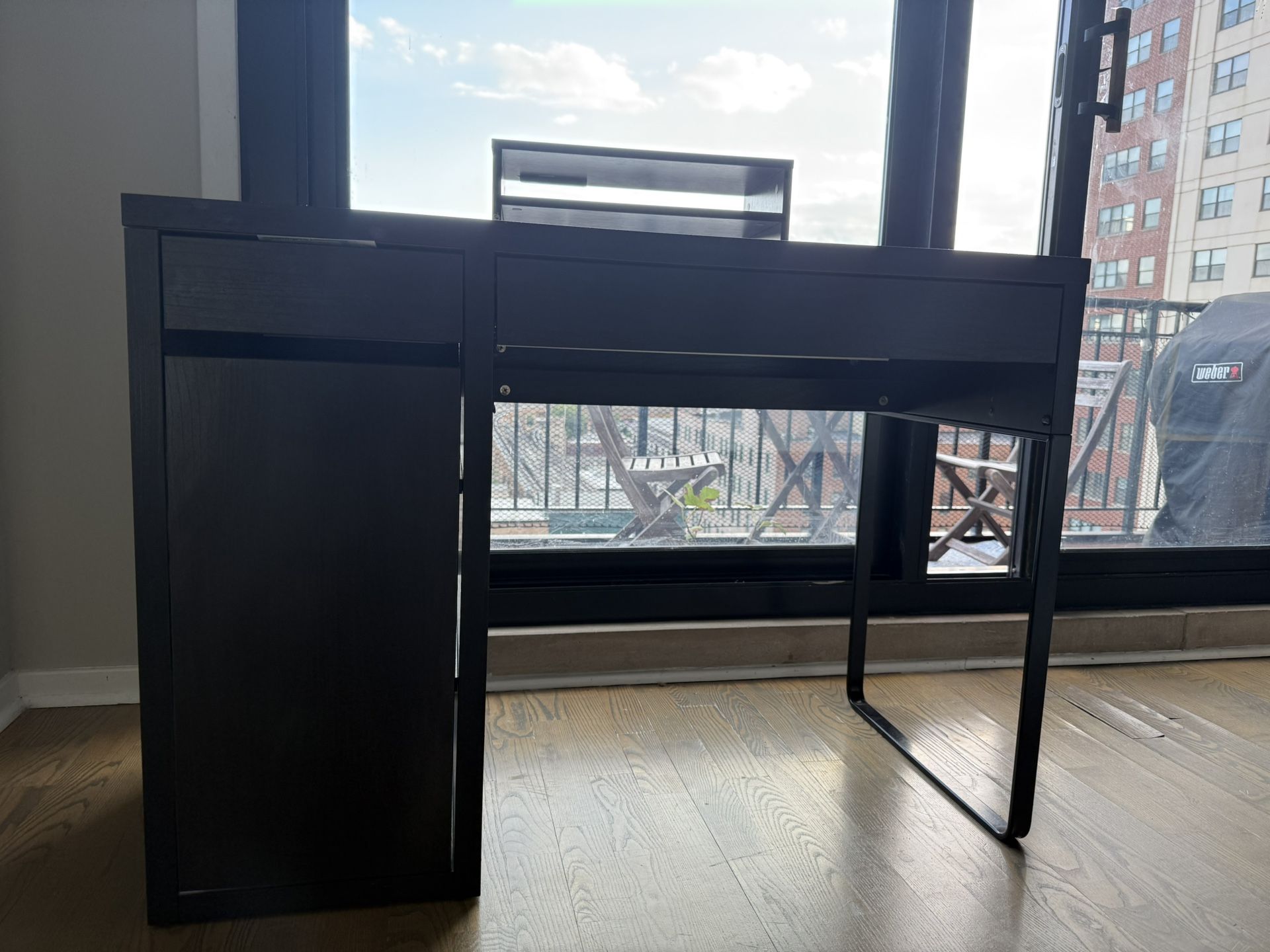 Black Office Desk