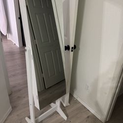 Mirror Jewelry Cabinet