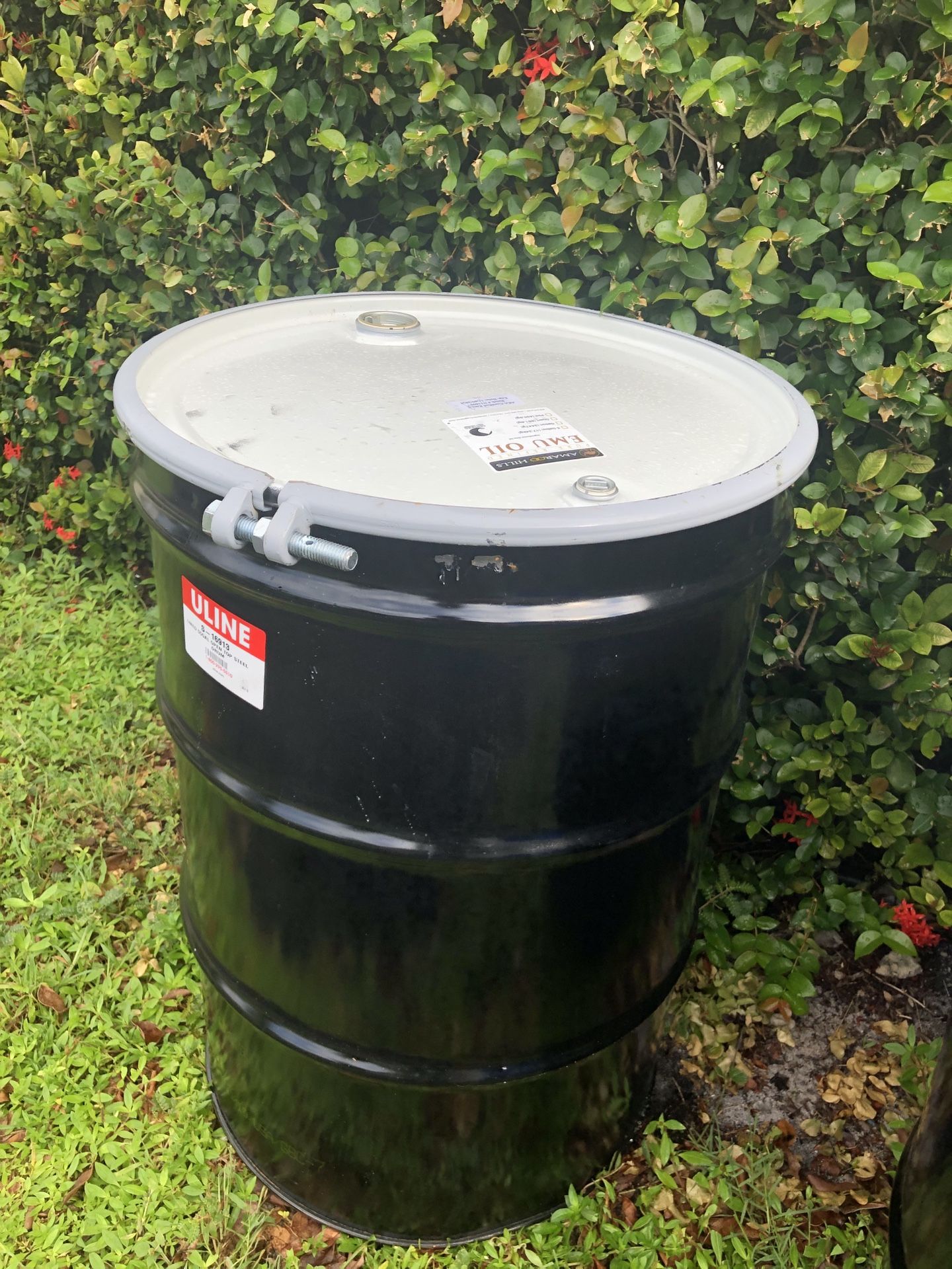 55 gallon metal barrels