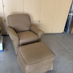 Chair And Ottoman, Flexsteel