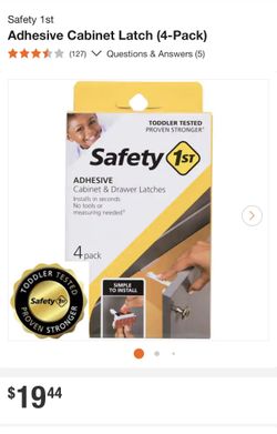 New Safety 1st Adhesive Cabinet Latches 