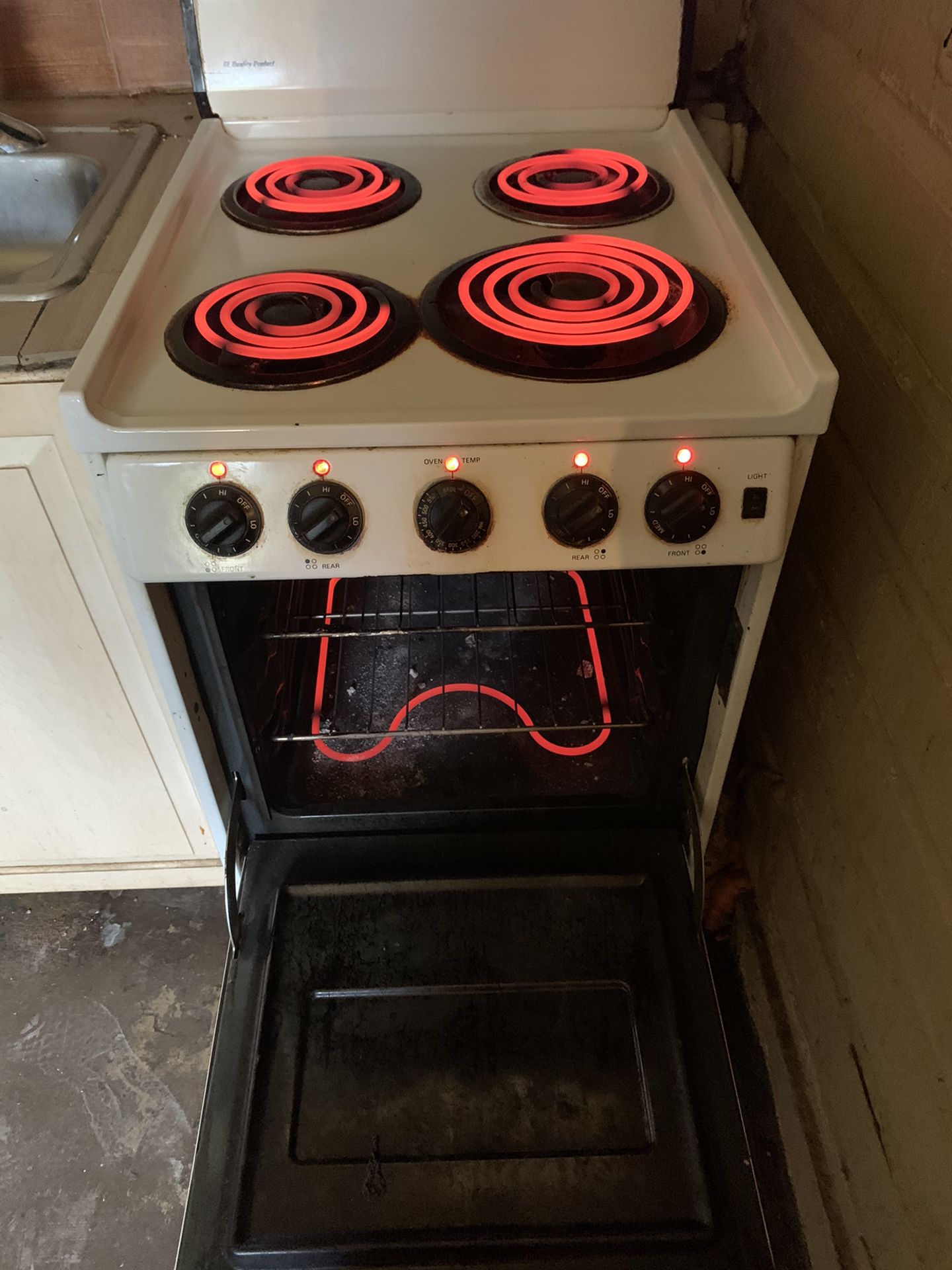 GE mini stove