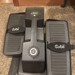 Cubii JR2 Compact Seated Under Desk Elliptical Black Fitness Workout