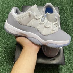 Jordan Cement Grey 11 Low size 9.5 USED But Clean
