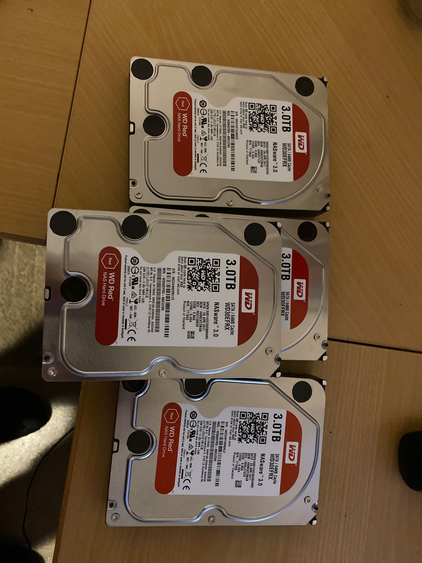 WD 3tb red drives