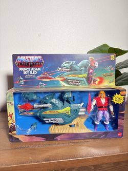 Masters of the Universe Origins PRINCE ADAM SKY SLED Action Figure Sealed Set