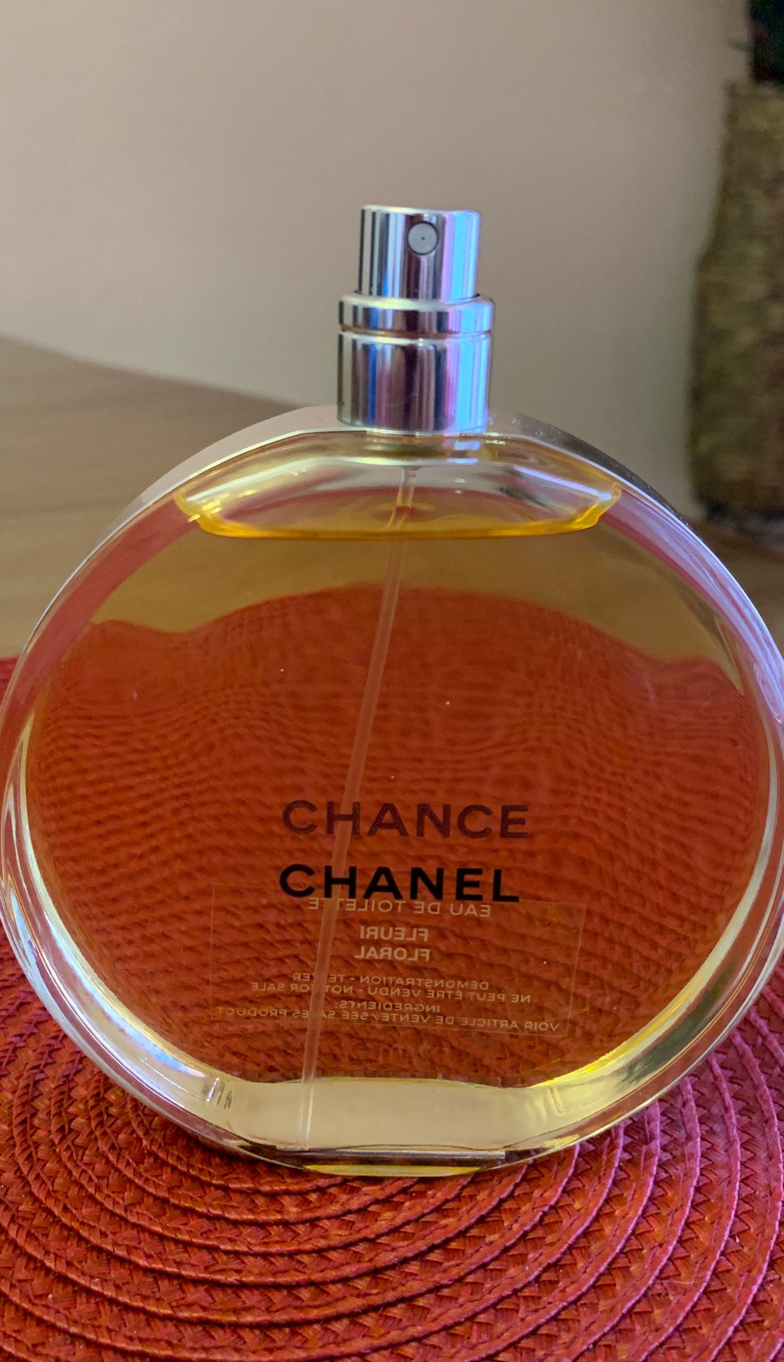 Perfumé Chanel Chance 5.oz