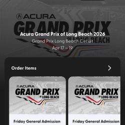 2 Grand Prix Tickets