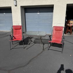 Patio Table W/2 Chairs