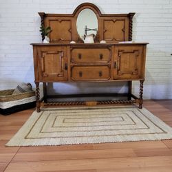 Antique Jacobean Sideboard 