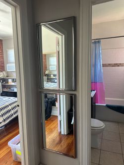 2x wall mirror