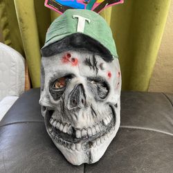 Vintage Rubber Halloween Skull Mask