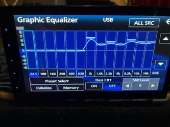 Kenwood double din touchscreen radio - $175