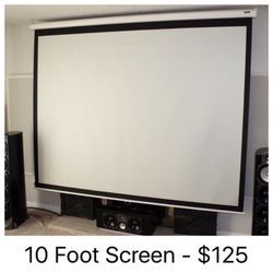 10 Foot Projector Screen
