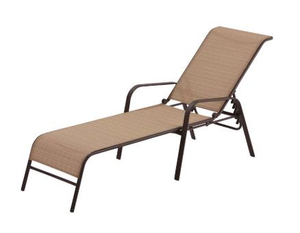 Hampton Bay Sling Outdoor Chaise Lounge Chair