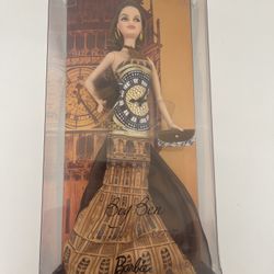 2009 Mattel Barbie Dolls Of The World Landmark Collection Big Ben Pink Label Collection 