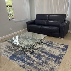 Sofa Bed, Rug And Table