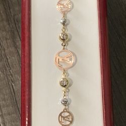Tobillera (anklet) Oro 14k
