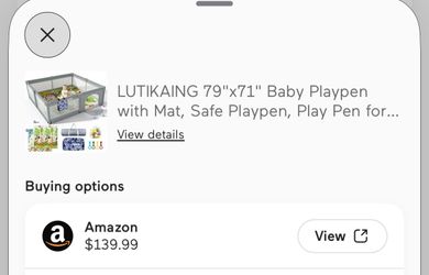 Brand new baby playpen