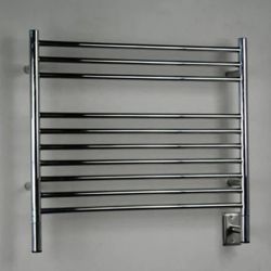 Amba Jeeves Model K Straight Stainless Steel Towel Warmer.
