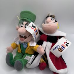 Disney Store Alice in Wonderland Plush Set - Club Disney Exclusives