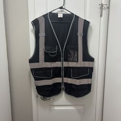 Men’s JK Safety Vest - Black 5XL