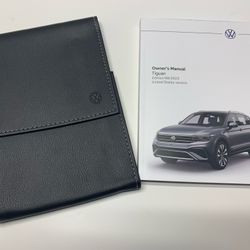 2024 VW Tiguan Owners Manual And Leather Case