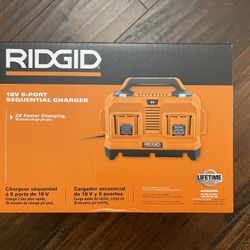 New 18V Six Port Ridgid Charger