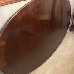 Antique Dining Room Table Wood Vintage 