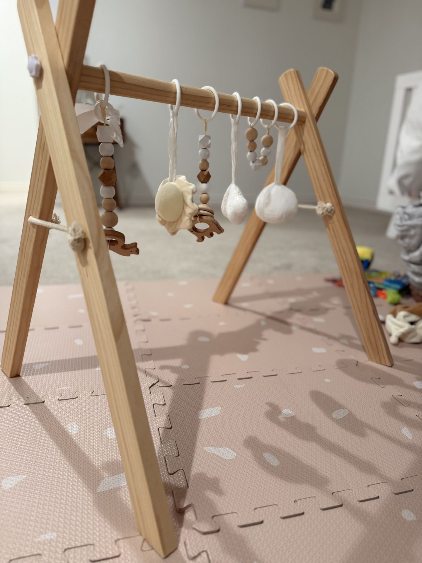 Wooden Baby play Gym ! Like New