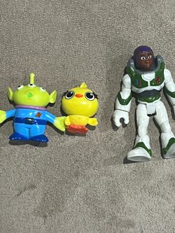 Toy Story Disney Imaginext Alien & Alisha Hawthorne &  Ducky lot of 3