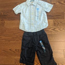 New Toddler Shirt & Pant S Outfit . Size 18 Months 